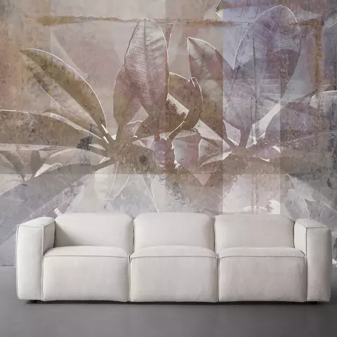 Luxusní vliesová tapeta „Tropical leaves“