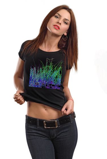 Dámské designové tričko s potiskem ,,Grass,,
