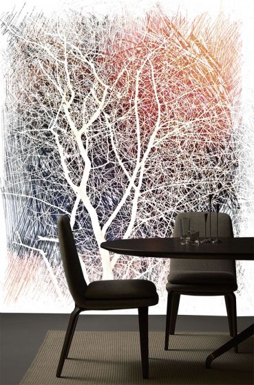 Luxusní vliesová tapeta „ Colorful tree”