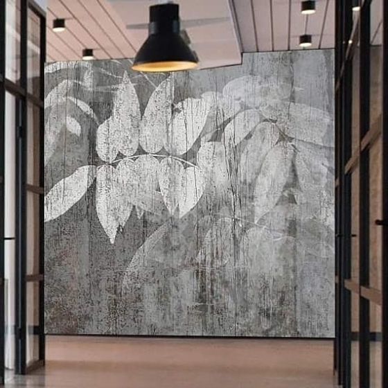 Luxusní vliesová tapeta „Vistaria in concrete“