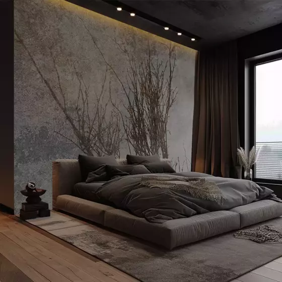 Luxusní vliesová tapeta „Black without“