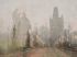 Luxusní vliesová tapeta „Foggy Prague“