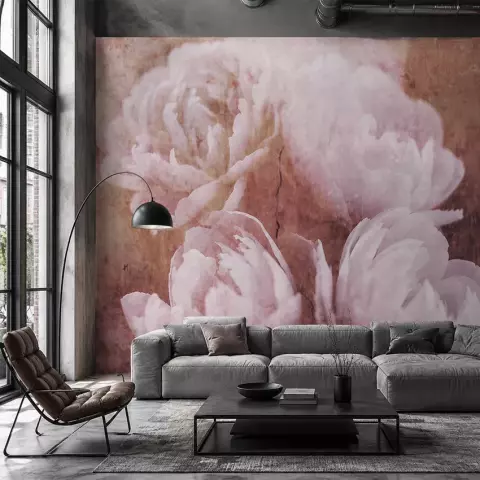 Luxusní vliesová tapeta „Velvet Peonies“