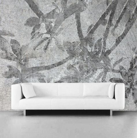 Luxusní vliesová tapeta „Succulents“ z kolekce beton story